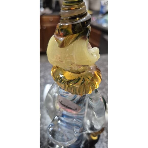 VINTAGE MURANO 1950’s GLASS CLOWN FIGURINE. CLOWN WITH UMBRELLA! HAND MADE-BLOWN - Picture 8 of 8